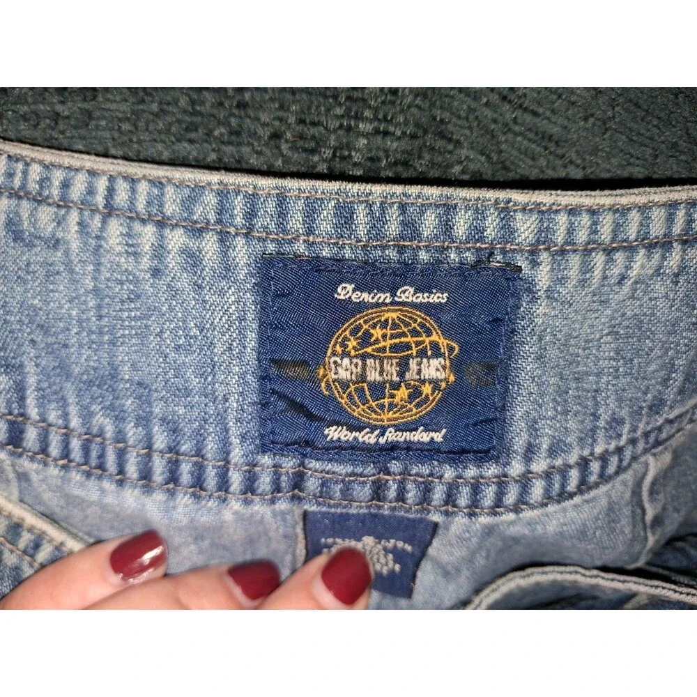 Gap Denim Basics Blue Jean Skirt Women's Size 4 100% Cotton Mini